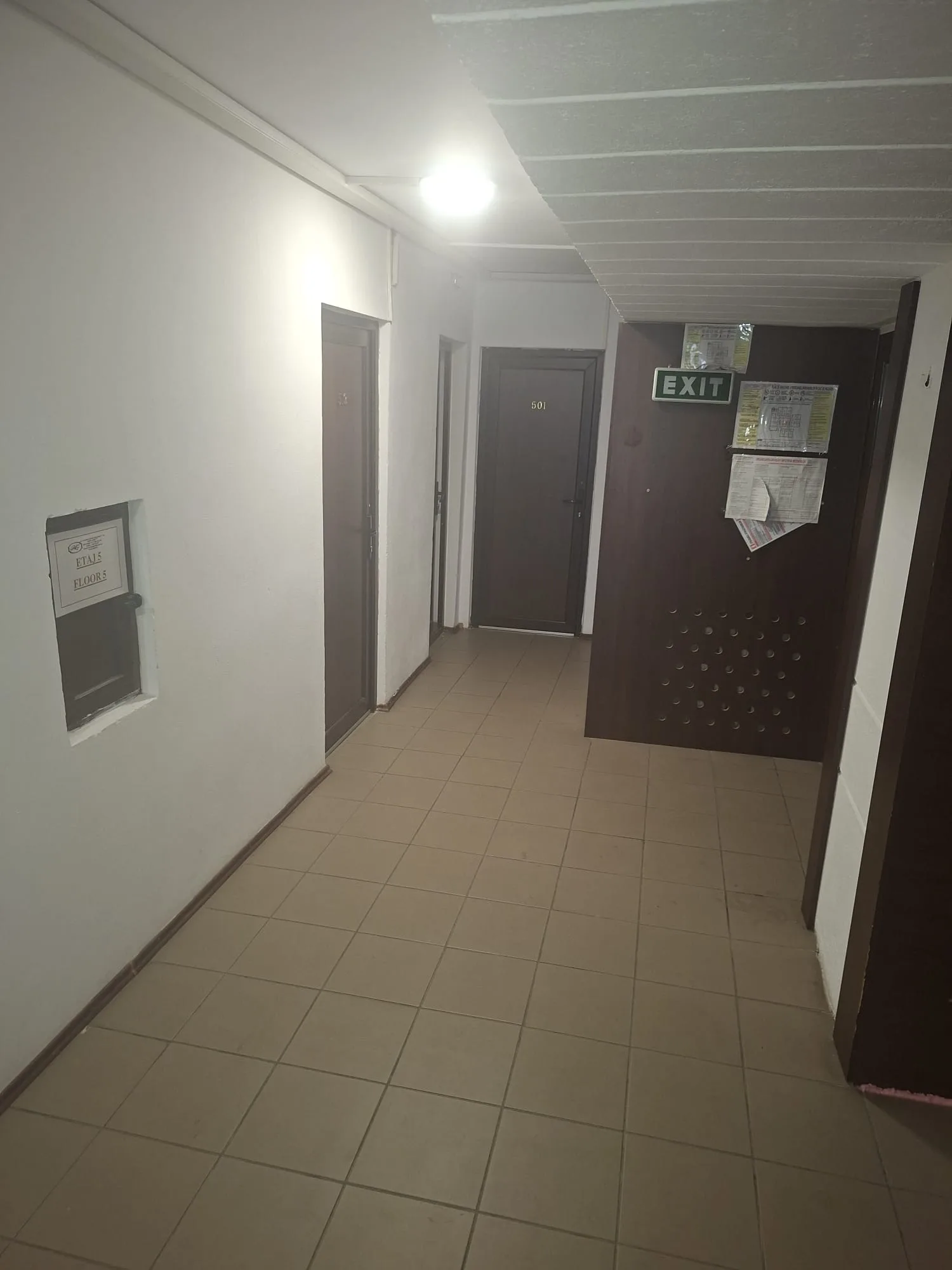 Corp A corridor